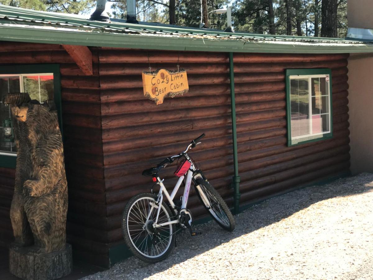 Gonzales Cozy Little Bear Cabin Ruidoso Exterior foto