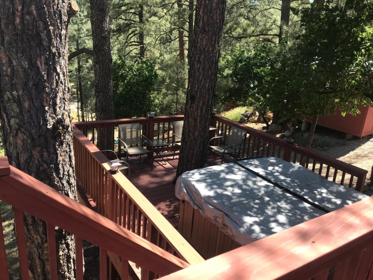 Gonzales Cozy Little Bear Cabin Ruidoso Exterior foto